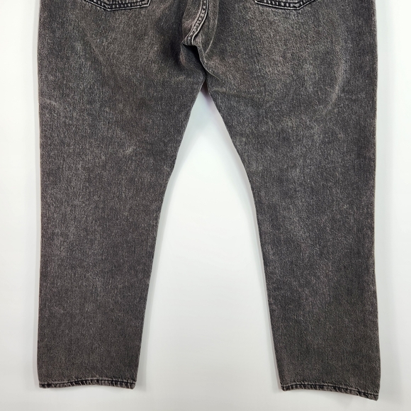 Frame Denim Le Slouch Low Rise Straight Leg Jeans Slouchy Washed Black Grey 31 - Picture 10 of 12